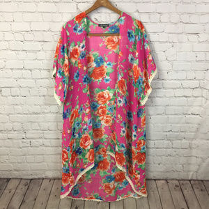 Chic Happens | Floral Kimono Cardigan L